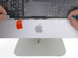 iMac Intel 27" Retina 5K Display 2020 Klebestreifen am Display ersetzen