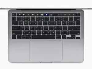 MacBook Pro (13 Zoll, 2020, zwei Thunderbolt-Anschlüsse)